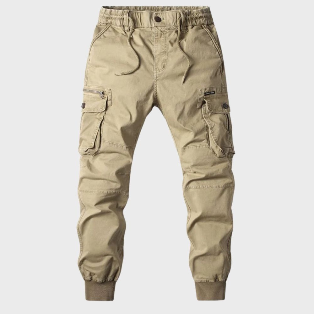 Casual Sports Trousers With Side Cargo Pockets - Lance