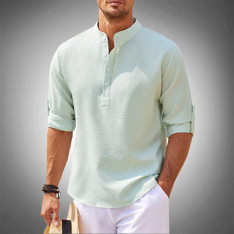 Men's summer shirt breathable half sleeves casual shirt - Luca