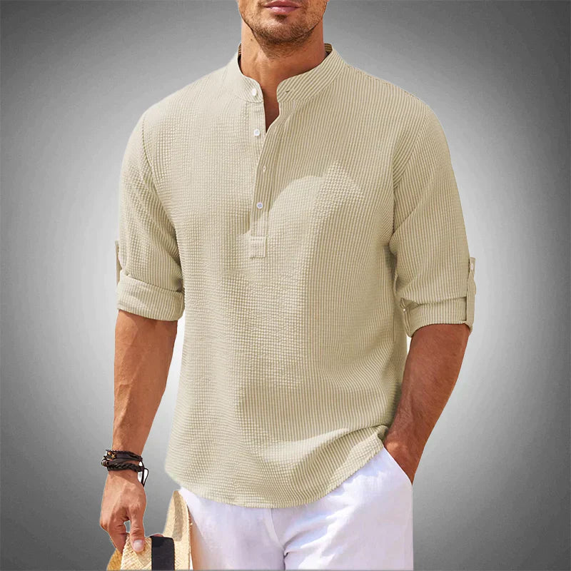 Men's summer shirt breathable half sleeves casual shirt - Luca