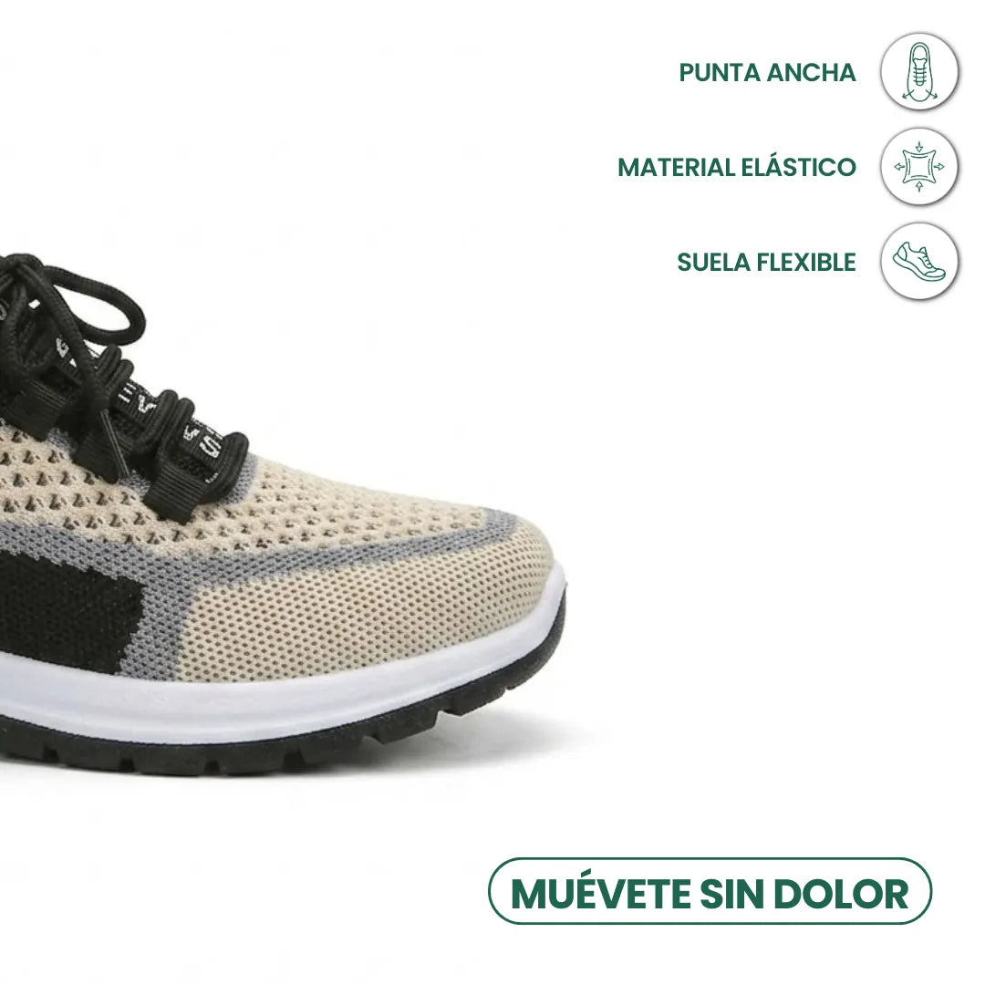 Comfortabele casual damessneakers - Ademende mesh, brede pasvorm 41