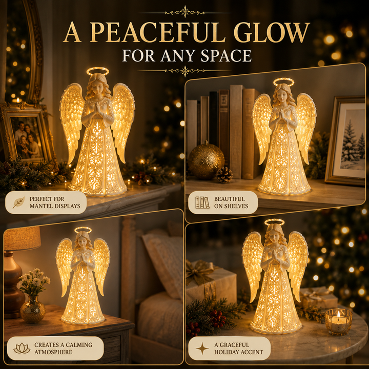 Christmas Angel Light – Warm Golden Glow for Hope and Love 6