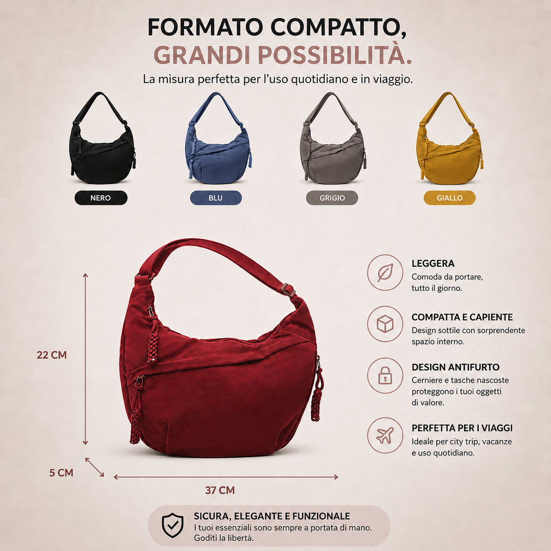 Burgundy Shoulder Bag – Elegant Everyday Crossbody 3
