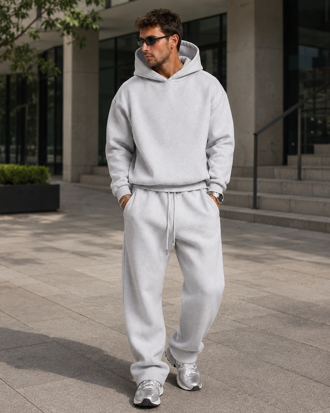 Men's Hoodie & Jogger Set - Soft Cotton Blend, Casual Fit 14