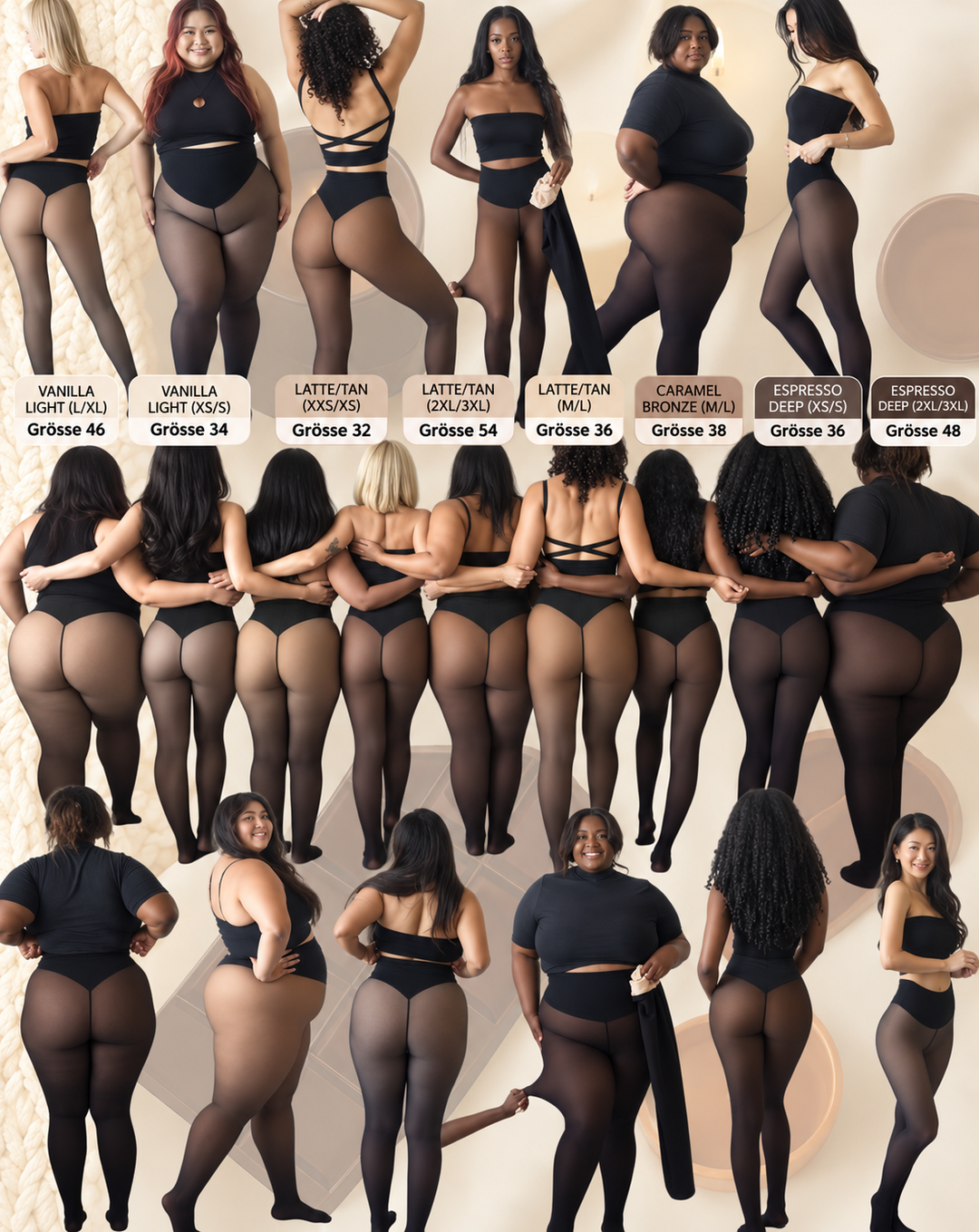 Fleece-Lined Thermal Leggings with High-Waist Shaping Band 6