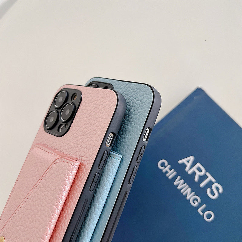 Functioneel iPhone Hoesje met Portemonnee - Celeste