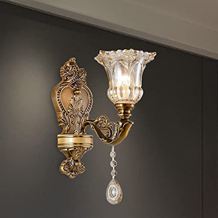 Vintage Gold Wall Lamp – Aureo