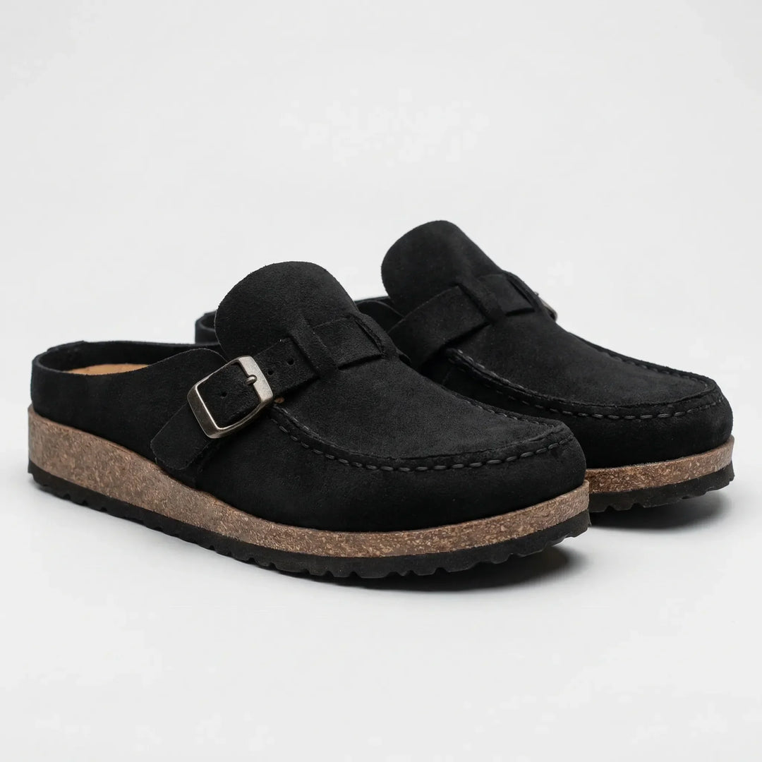 Classic Buckle-Detail Slip-On Loafer - Sheila