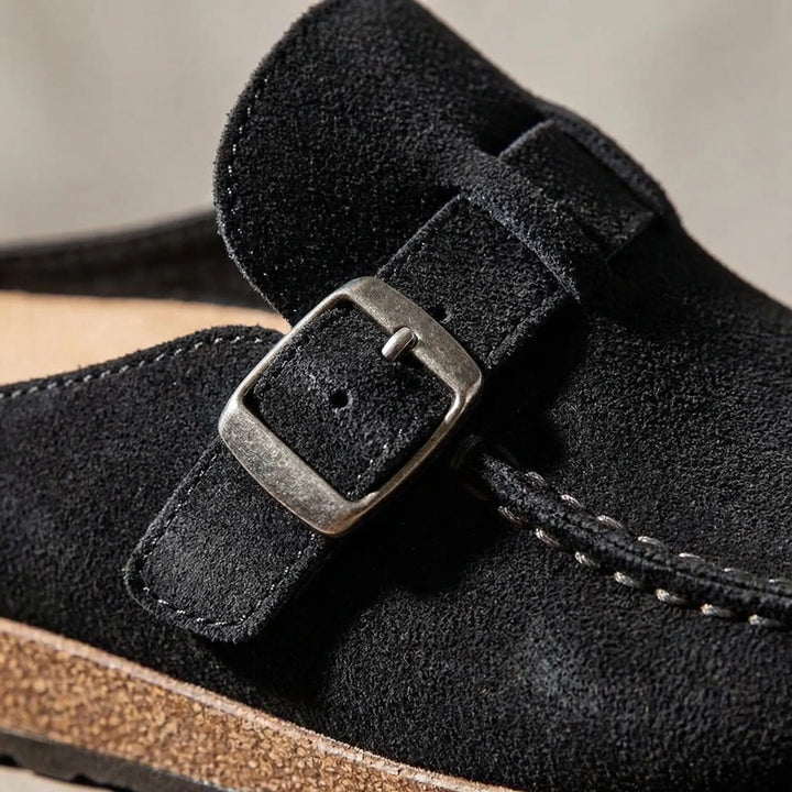 Classic Buckle-Detail Slip-On Loafer - Sheila