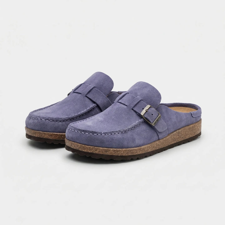Classic Buckle-Detail Slip-On Loafer - Sheila