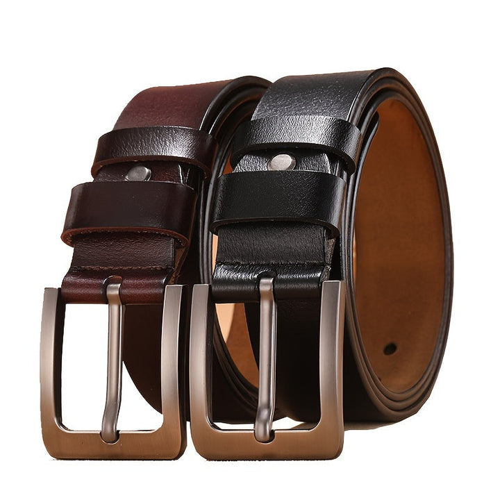 Classic Men's Belt With Pin Buckle - Brent