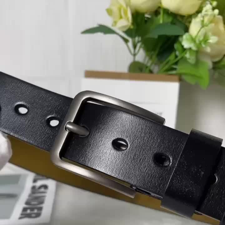Classic Men's Belt With Pin Buckle - Brent