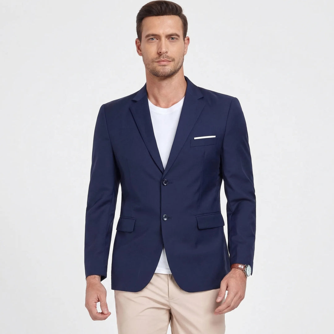 Classic Notch-Lapel Men's Blazer - Laurence