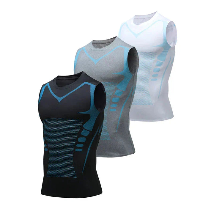 Close-Fit Graphic Print Training Top - Armando