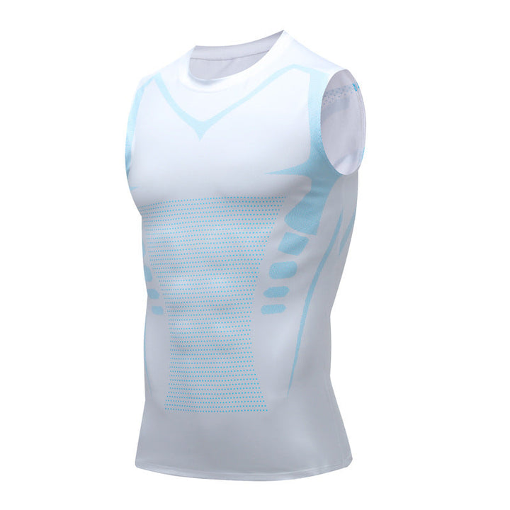 Close-Fit Graphic Print Training Top - Armando
