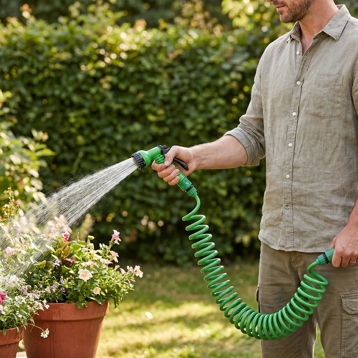 Coiled Garden Hose - Spiraflex