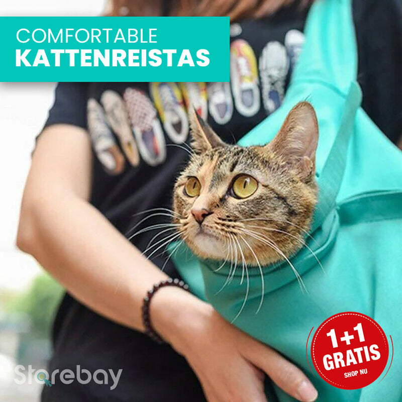 Torba transportowa dla kota dla wygodnego przewozu (1+1 gratis) - PurrPorter