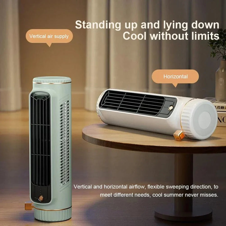 Compact Bladeless Tower Fan - CirrusFlow