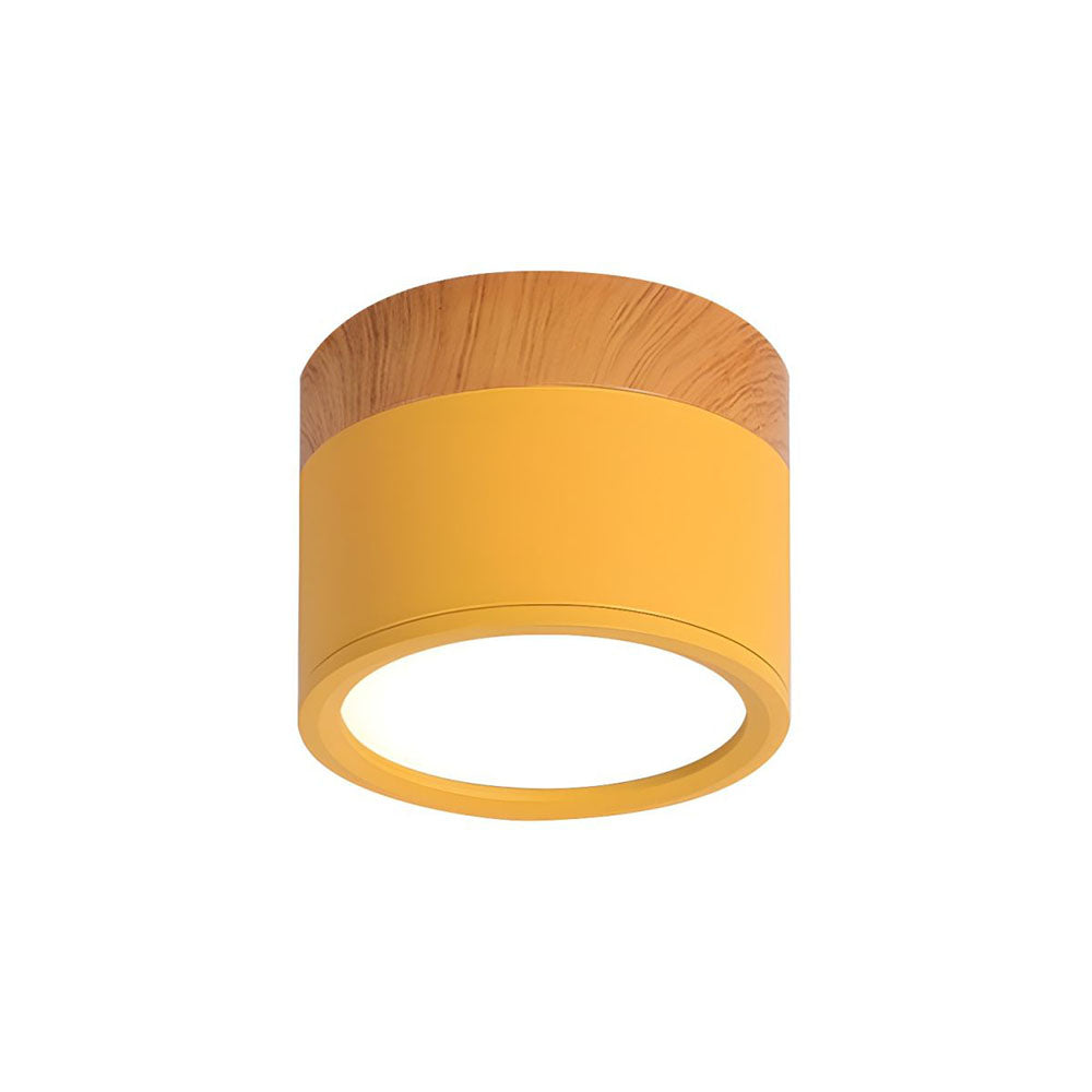 Compact Cylindrical Ceiling Light - Kyntaro