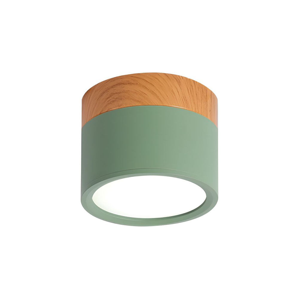 Compact Cylindrical Ceiling Light - Kyntaro