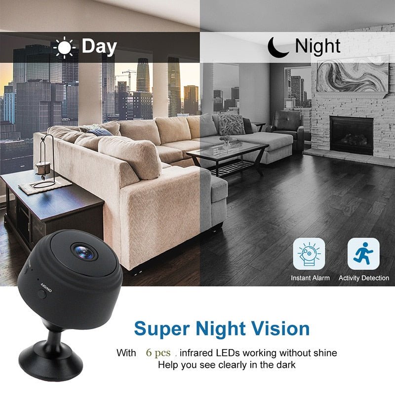 Compact Wireless Security Camera - OptiNode