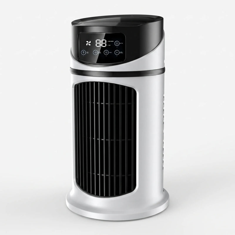 Compacte Luchtkoeler Met Water Voor Op Tafel - Breezify