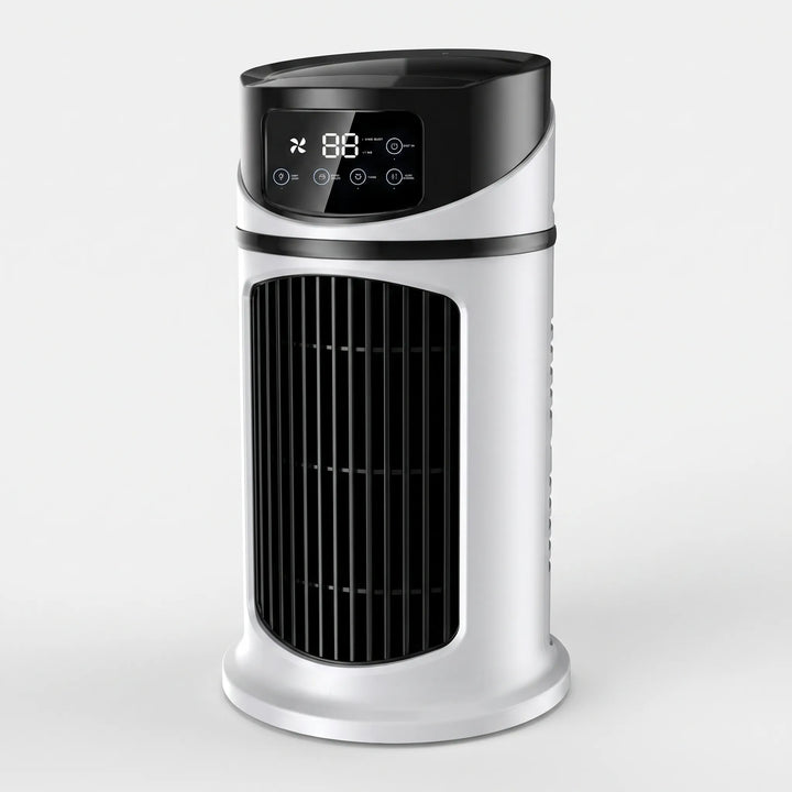 Compacte Luchtkoeler Met Water Voor Op Tafel - Breezify