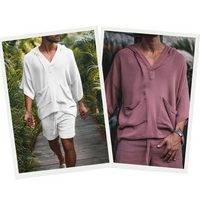 Sammy Jackson™ Męski strój Bali Boho | Stylowy i wygodny