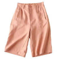 Women's Linen-Cotton Summer Shorts - Elvira