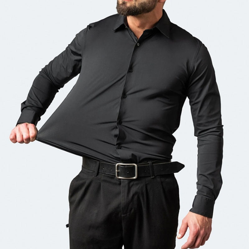 Crease-Resistant Shirt With A Classic Collar - Ruben