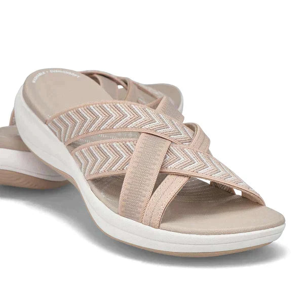 Cross-Strap Orthopedic Supportive Sandal - Josephine
