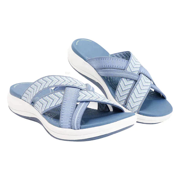 Cross-Strap Orthopedic Supportive Sandal - Josephine
