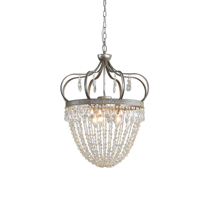 Crown Shaped Antique Style Ceiling Chandelier - Splendrix
