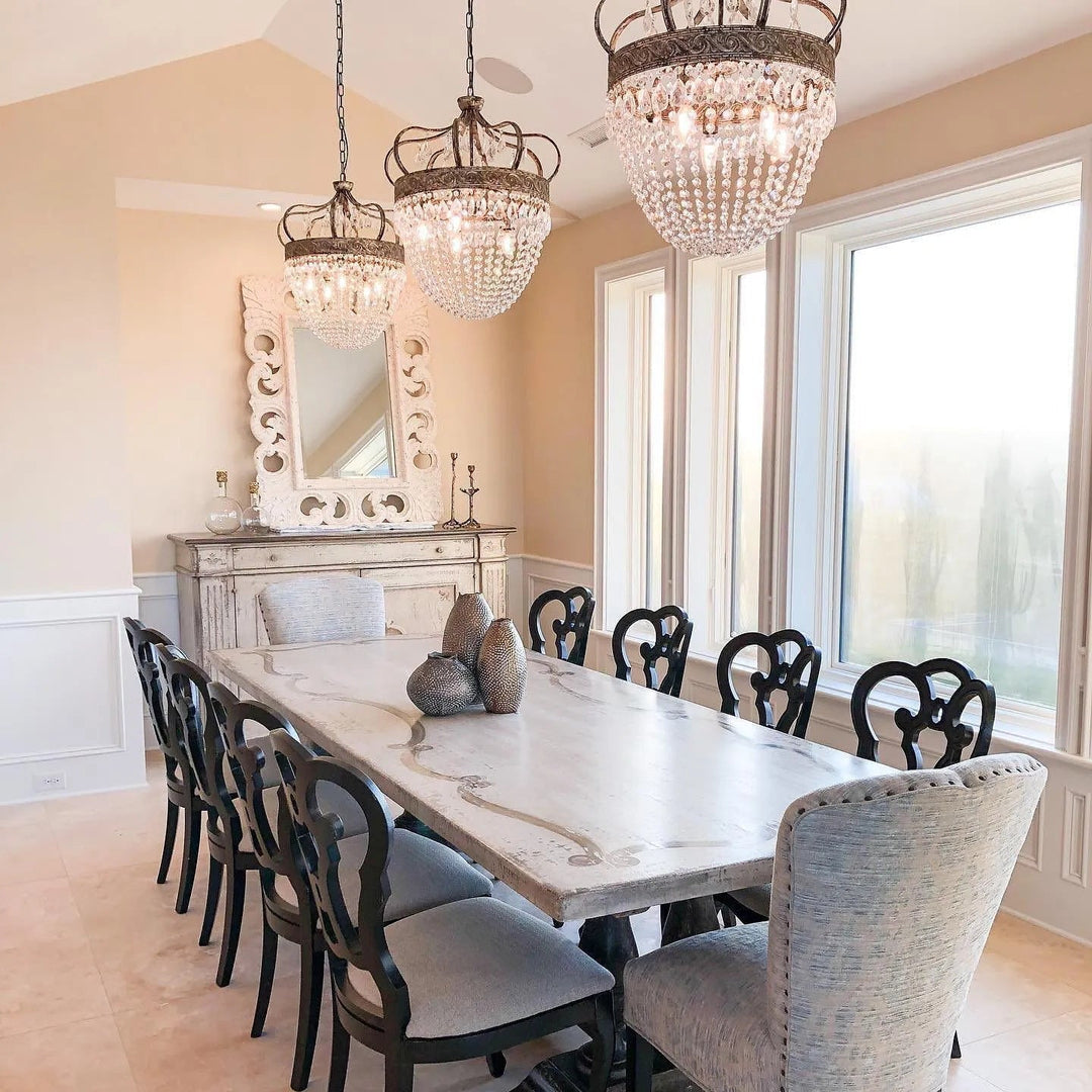 Crown Shaped Antique Style Ceiling Chandelier - Splendrix