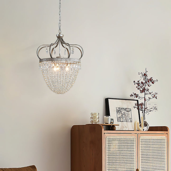 Crown Shaped Antique Style Ceiling Chandelier - Splendrix