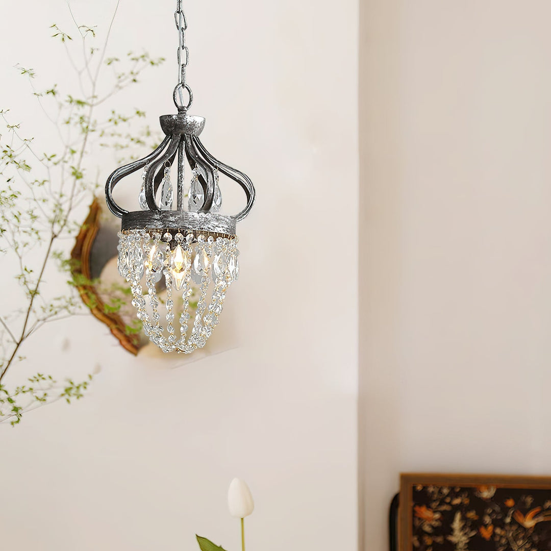 Crown Shaped Antique Style Ceiling Chandelier - Splendrix