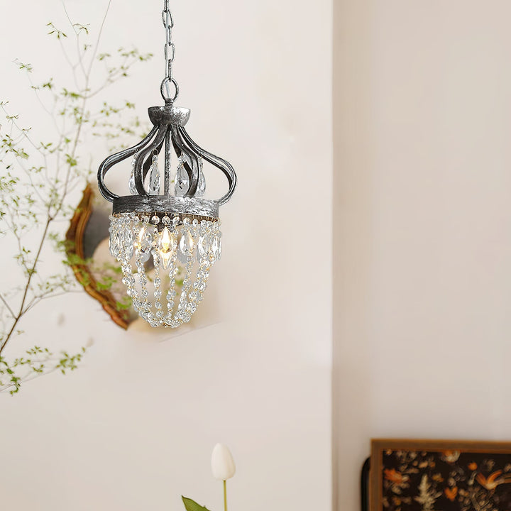 Crown Shaped Antique Style Ceiling Chandelier - Splendrix