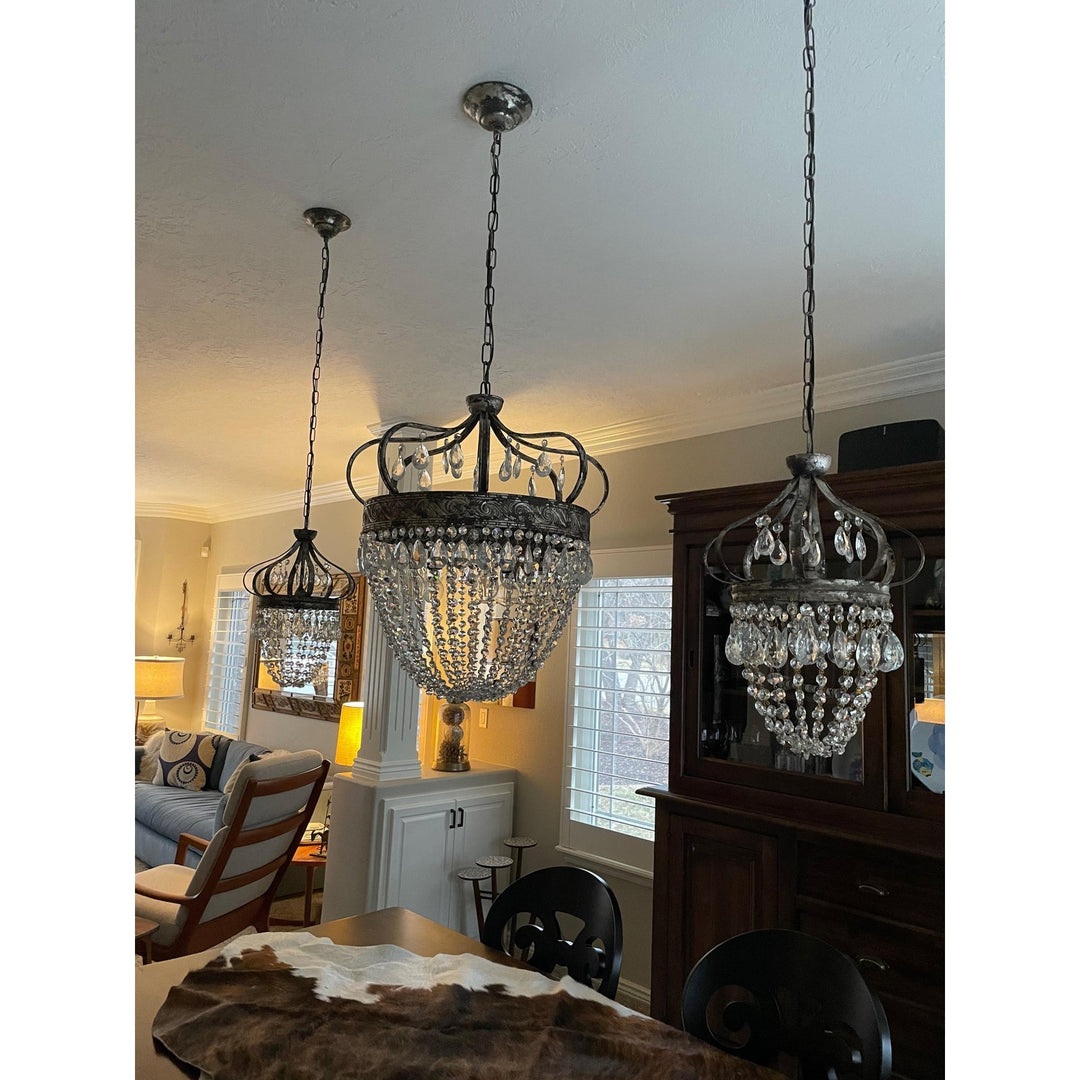 Crown Shaped Antique Style Ceiling Chandelier - Splendrix