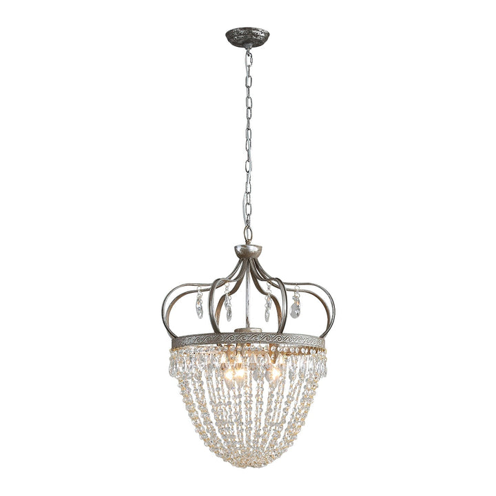 Crown Shaped Antique Style Ceiling Chandelier - Splendrix