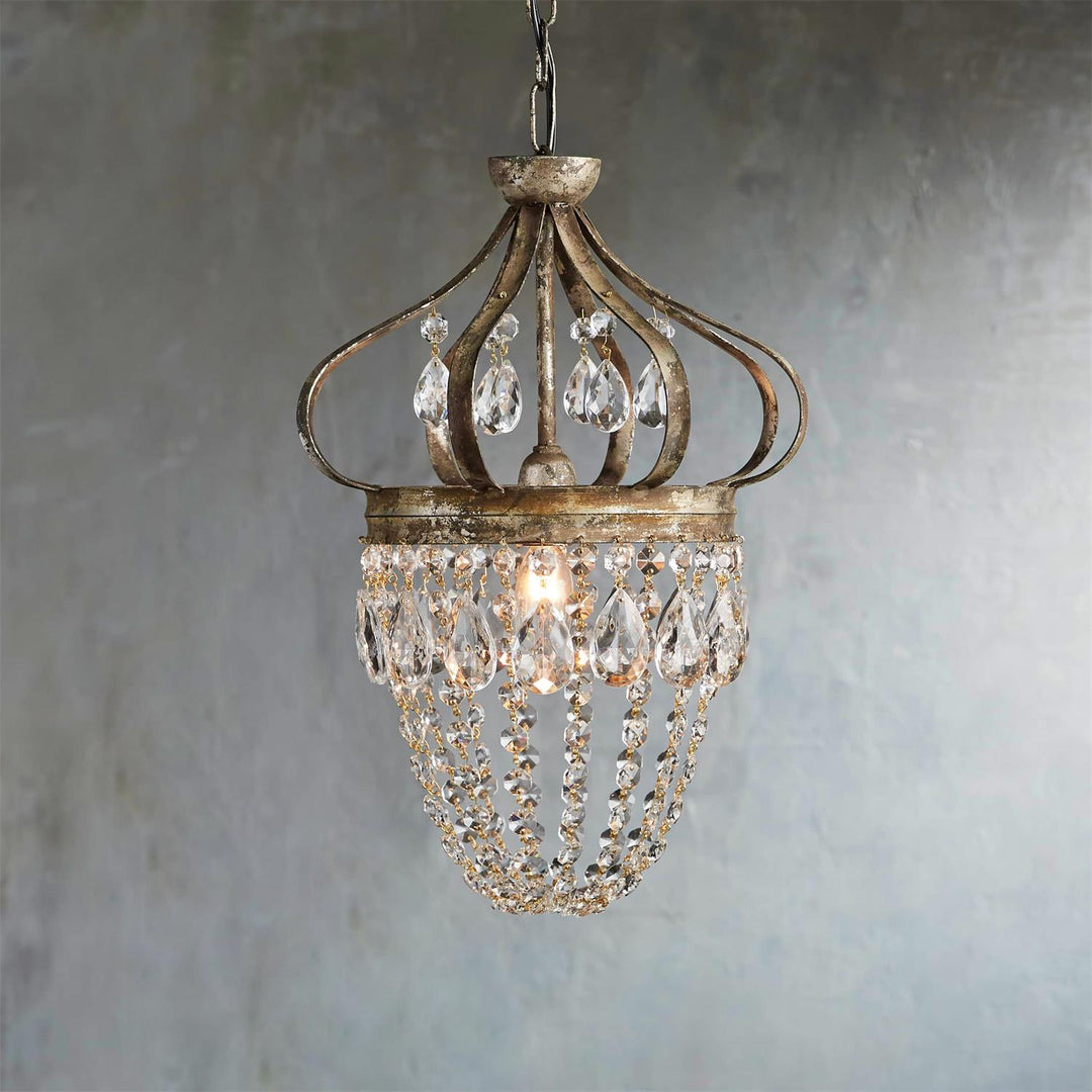 Crown Shaped Antique Style Ceiling Chandelier - Splendrix