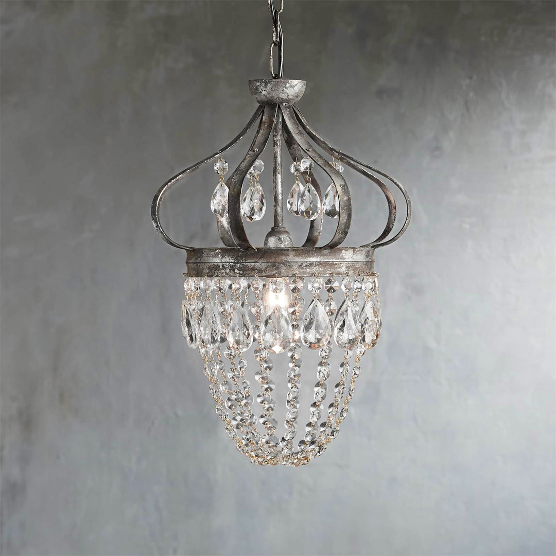 Crown Shaped Antique Style Ceiling Chandelier - Splendrix