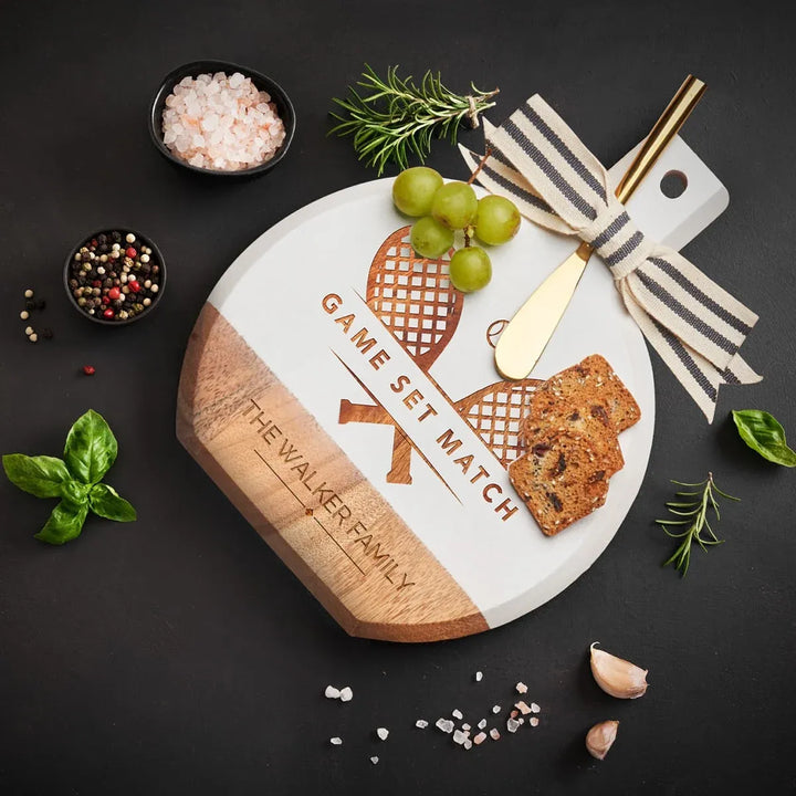 Customisable Sports Themed Cheese Board - GrazeDeck