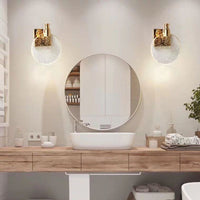 Luxury Round Crystal Wall Lamp – Celestia