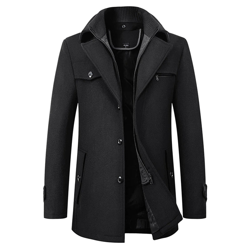 Stylish Men's Winter Coat - Victor