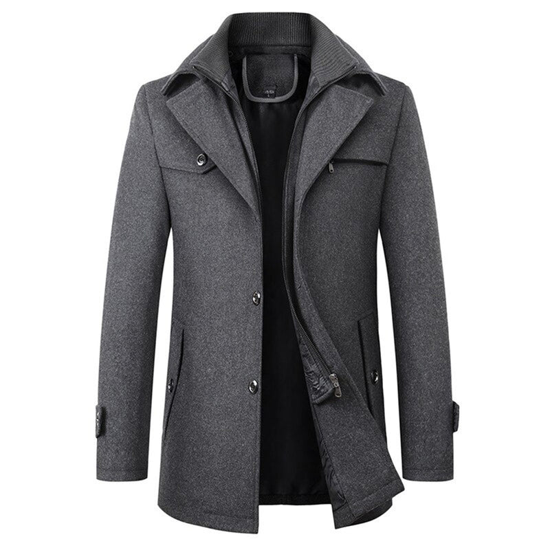 Stylish Men's Winter Coat - Victor