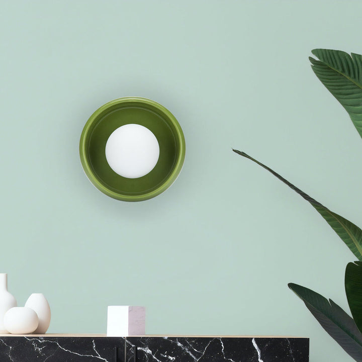 Round Ceramic Wall Lamp - Circo