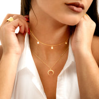 Necklace with Small Circles - Aylin