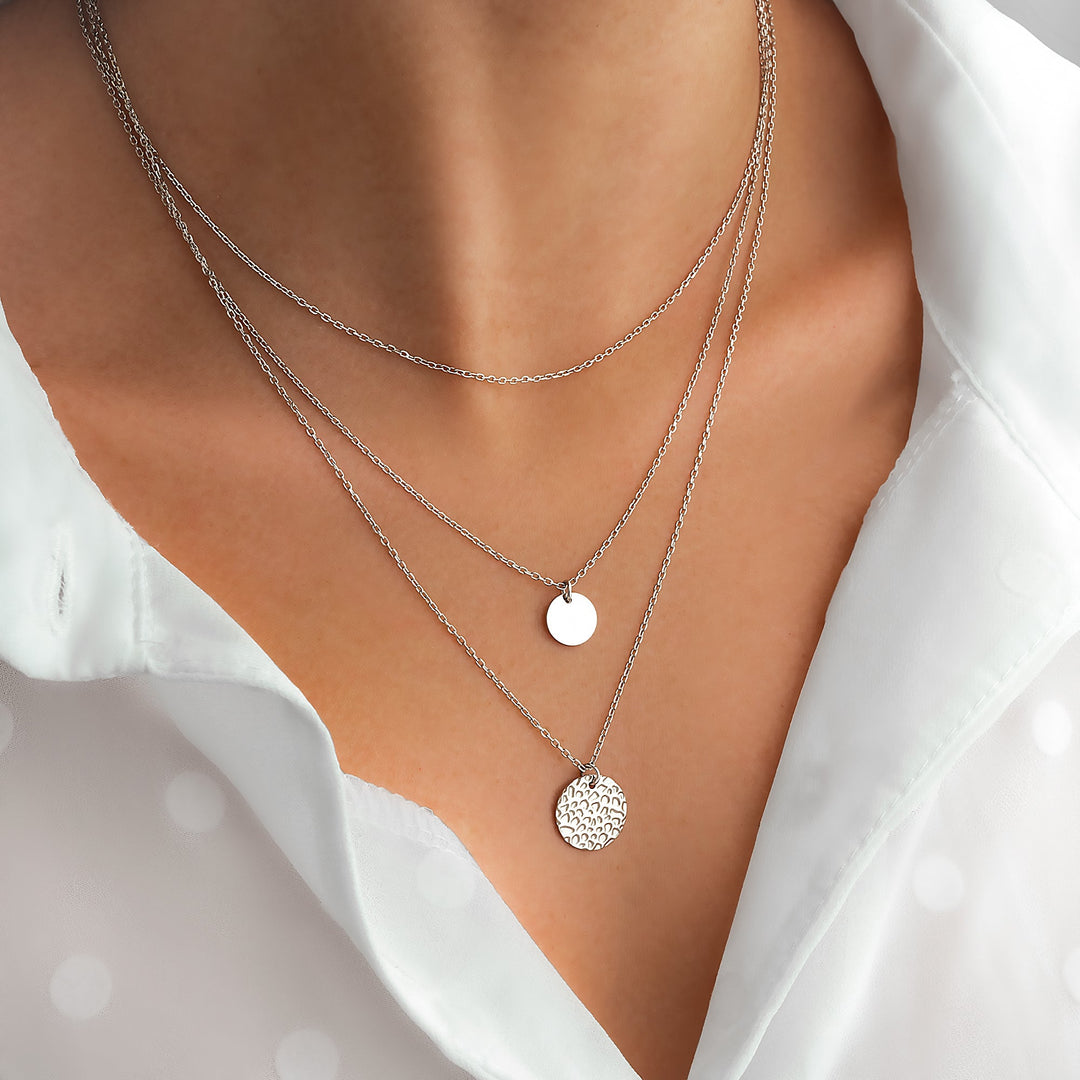 Stylish Layered Necklace - Aurora
