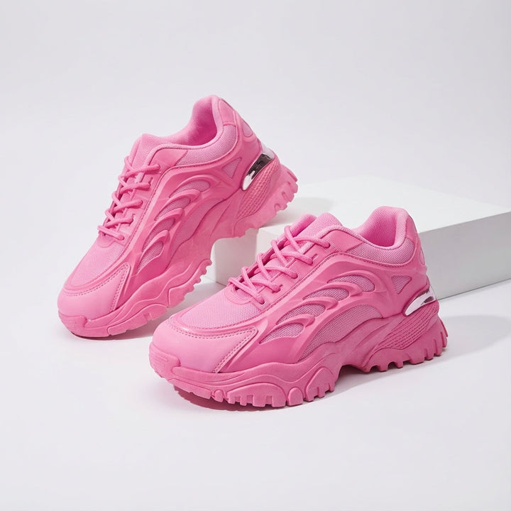 Damen Sneaker Mit Dicker Sohle - Angelica