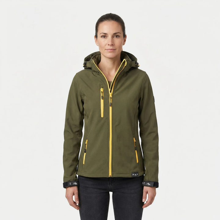 Damen Softshelljacke Mit Kapuze - Maxima