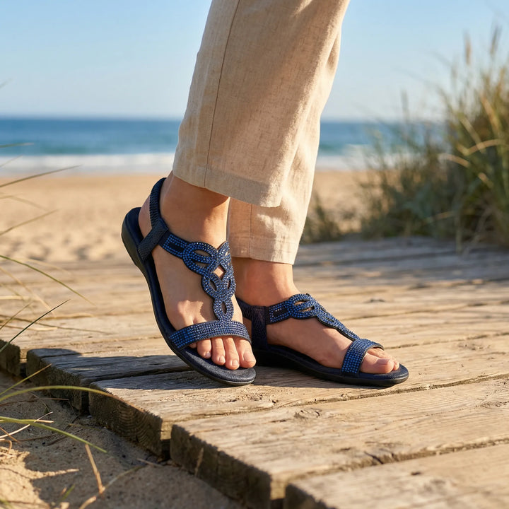 Damensandale Mit Schmuckdetail - Kiana